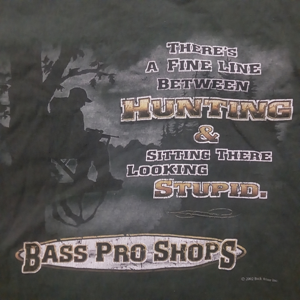 Vintage Y2k 2002 Bass Bro Shop Tshirr